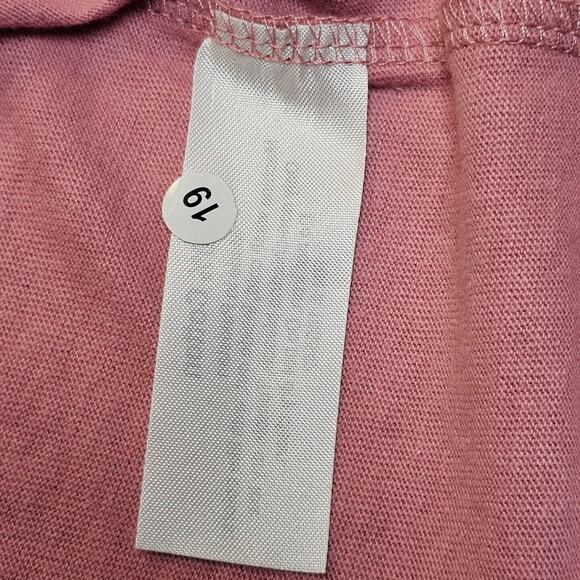 My Coffee Cup Runneth Over T Shirt Womens Large Psalms Pink Kindness & Confetti - Picture 10 of 10
